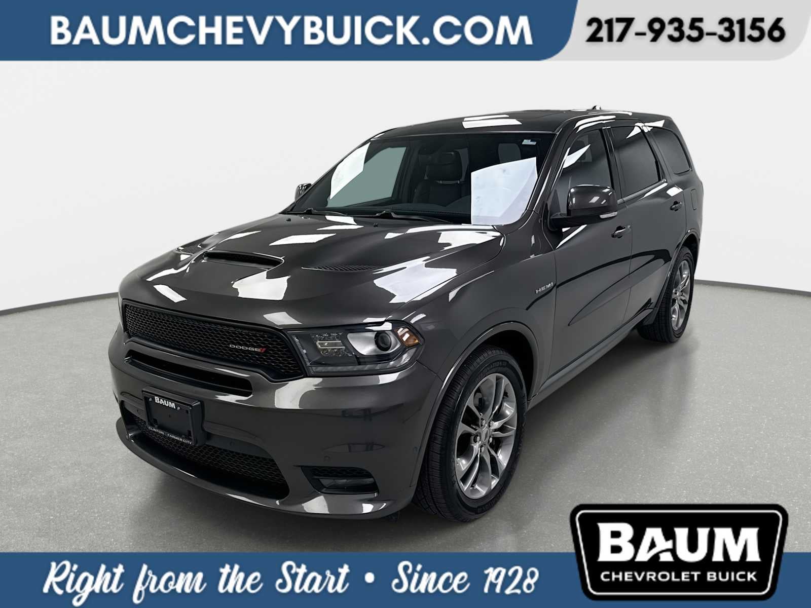 2020 Dodge Durango R/T in Gray — front three-quarter view