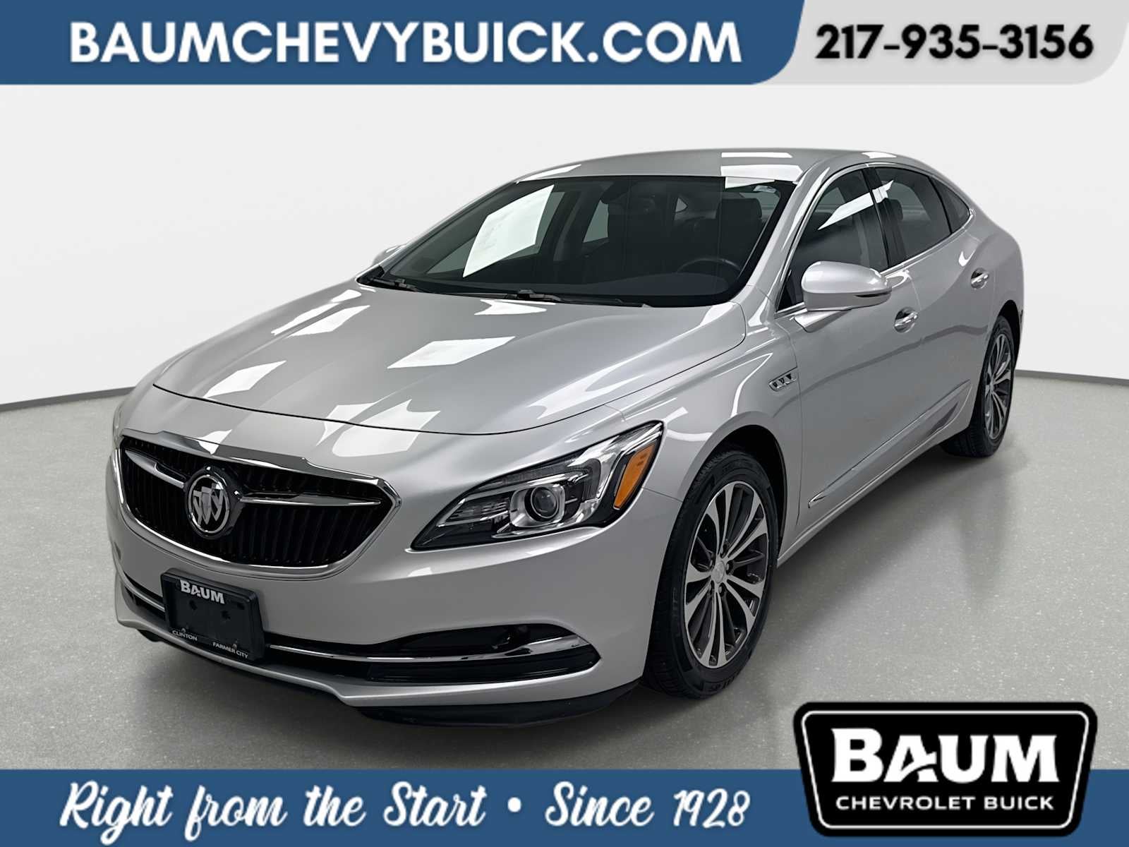 2017 Buick LaCrosse Essence in Quicksilver Metallic — front three-quarter view