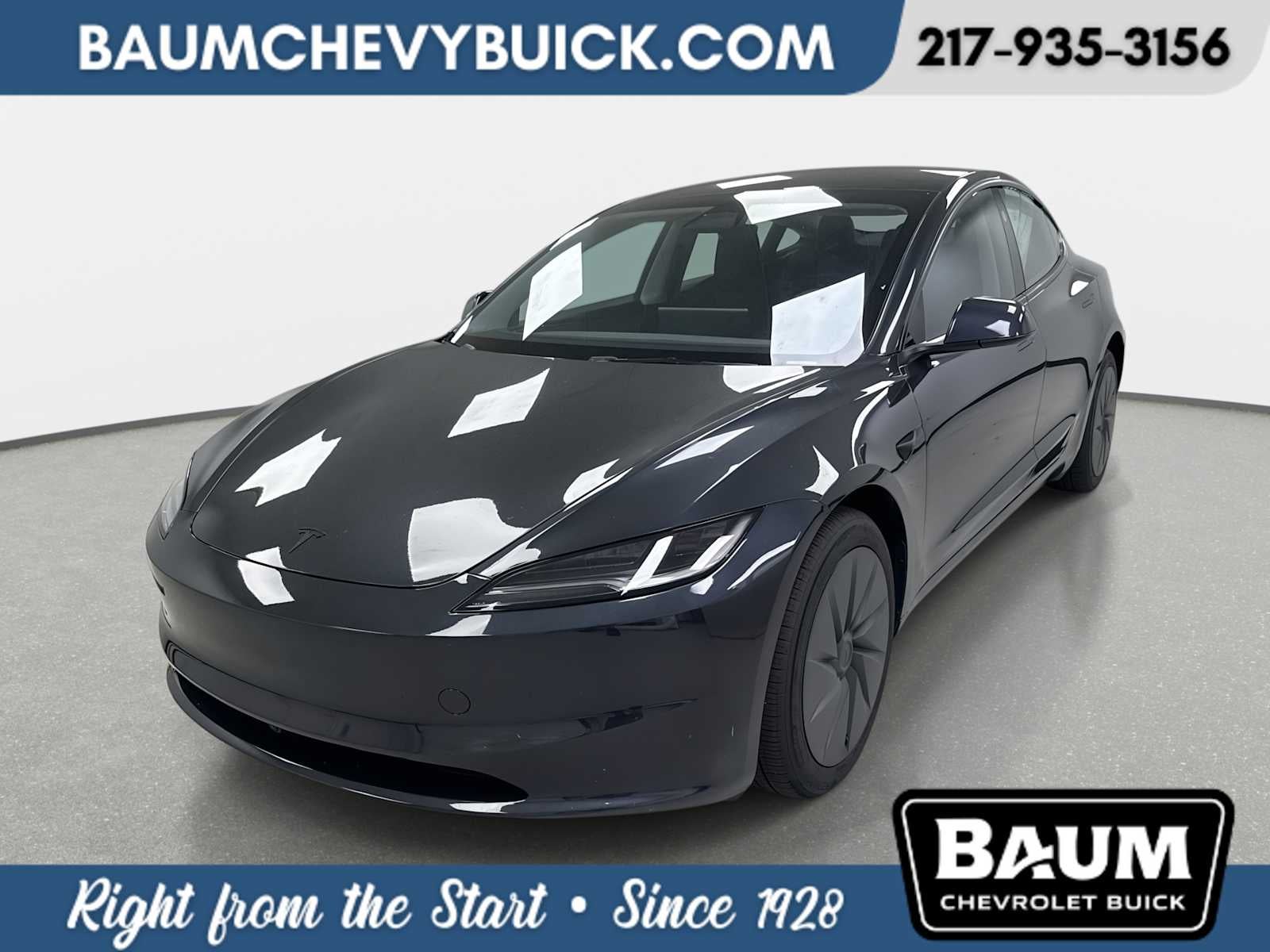 2025 Tesla Model 3 Long Range in Other — front three-quarter view